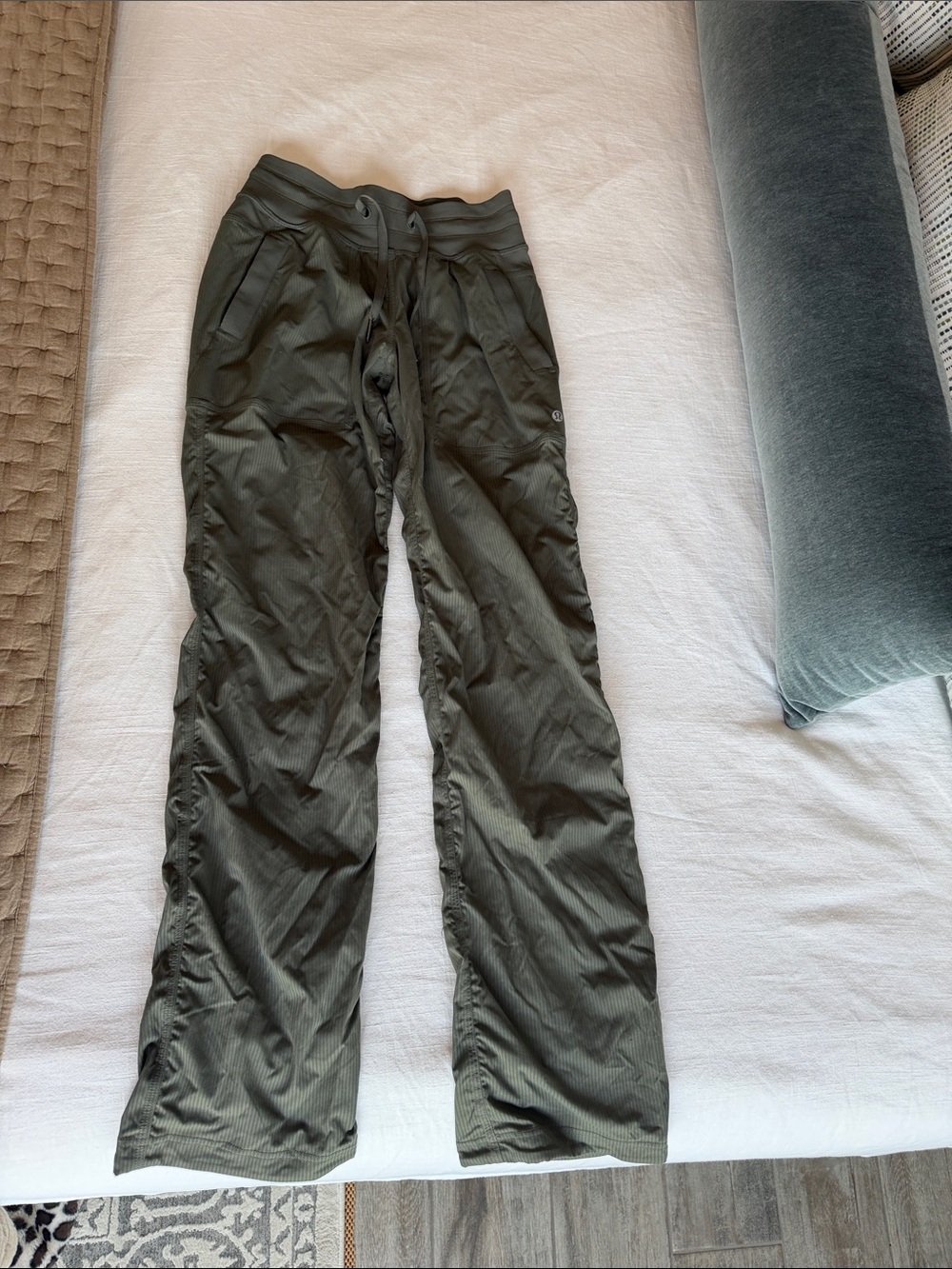 lululemon athletica Olive Green Track Joggers